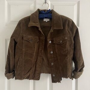 Green Corduroy Hidden Brand Jacket